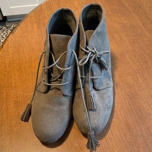 Dr scholls Dakota bootie wedges size 8 never worn nwot